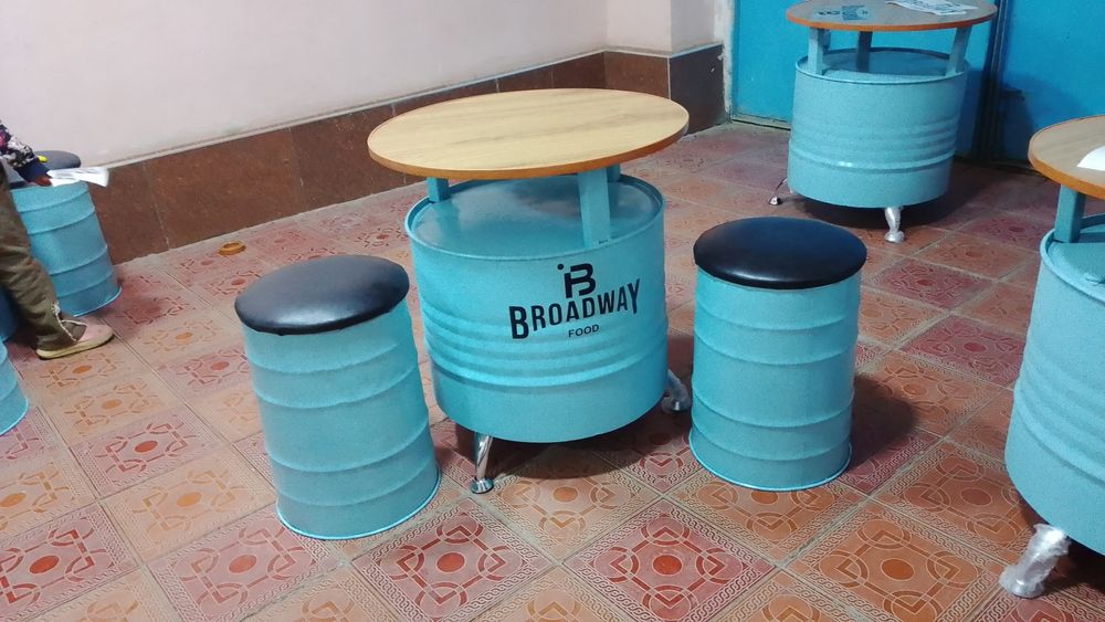 Мебель из бочки для фосфодов и быстро. Цвет и логотип по желанию.