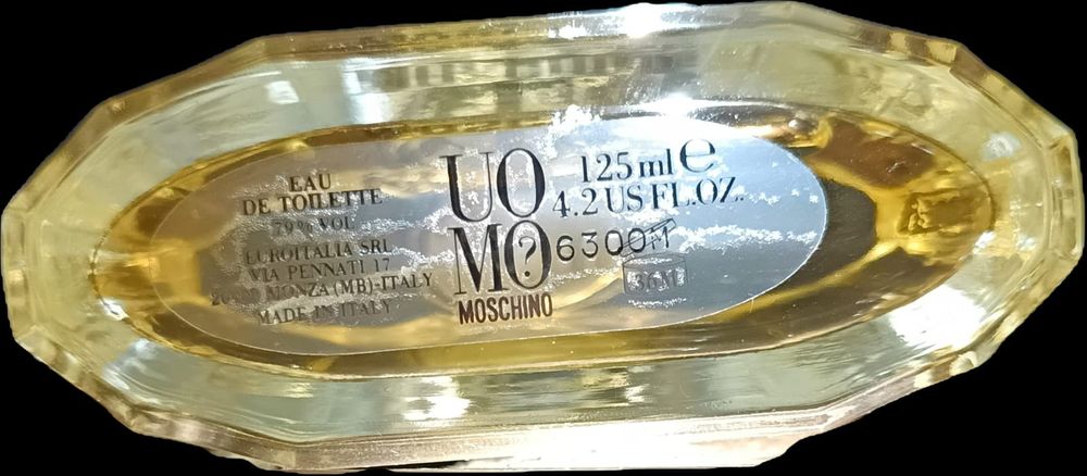 Parfum Uomo de la Moschino  125 ml