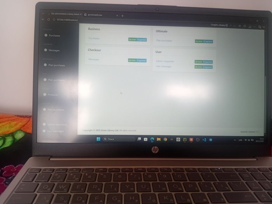 Web site bor Django’da tayyor biznesmenla uchun web sayt sotiladi