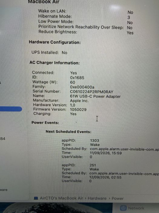 Macbook Air 15” M3 24gb Ram 1tb ssd