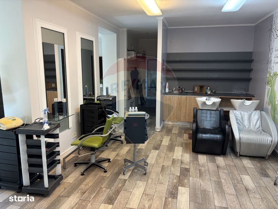 Exclusivitate, spatiu comercial 130mp, teren 555mp, singur in curte