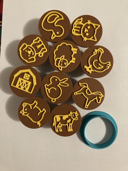 Set stampile plastilina