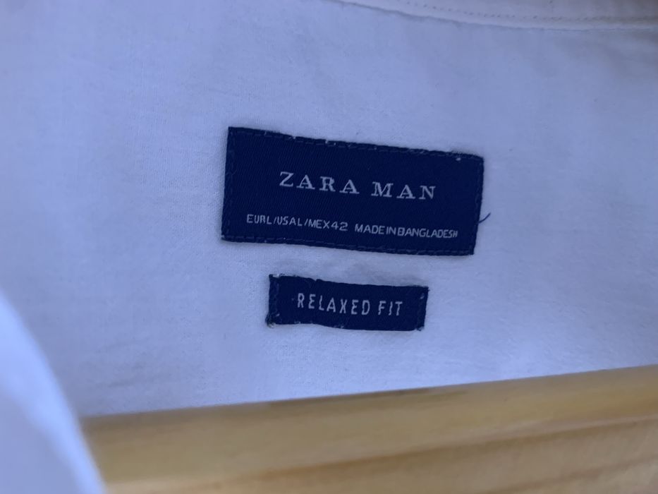 Рубашка летняя Zara man Relaxed fit