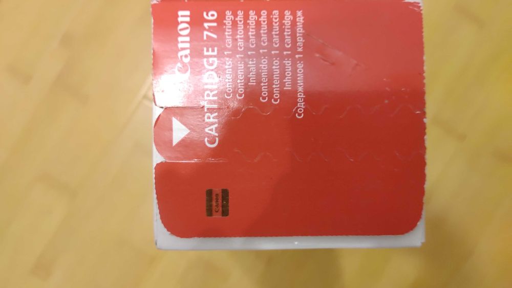 Cartus Toner Canon CRG-716Y Yellow CR1977B002AA original sigilat