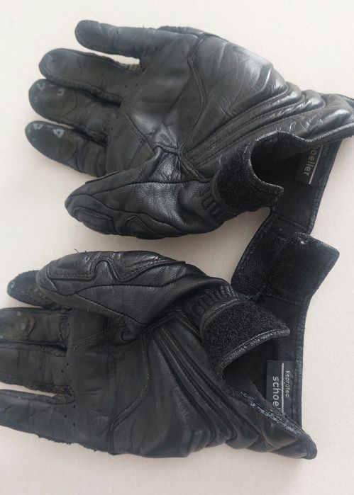 Мото ръкавици естествена кожа