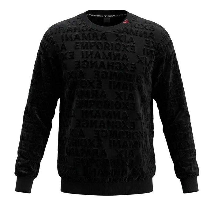 Мъжки Оригинални Блузи - Emporio Armani/AX - Черен/Червен Цвят