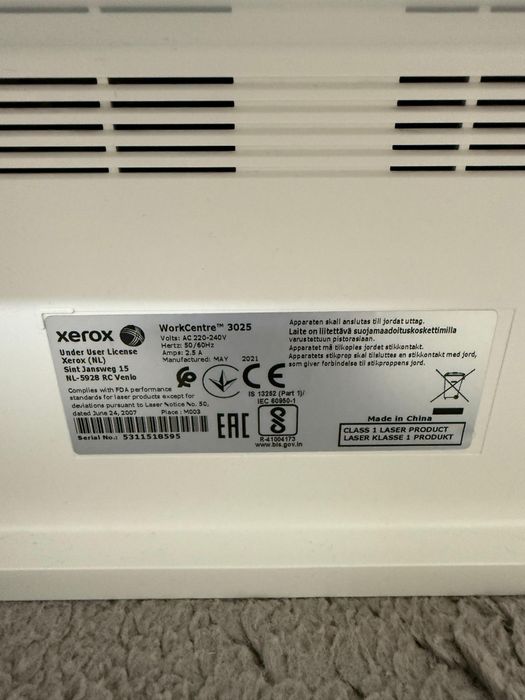 Imprimanta /xerox /scanner workcentre 3025