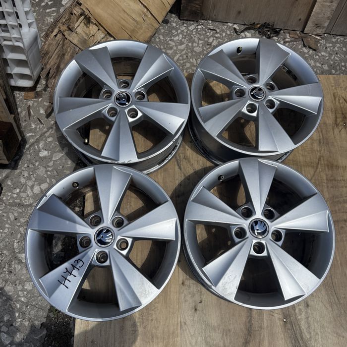 Алуминиеви джанти Skoda Octavia 6.5J R16 ET 46 5E0601025C ном 713