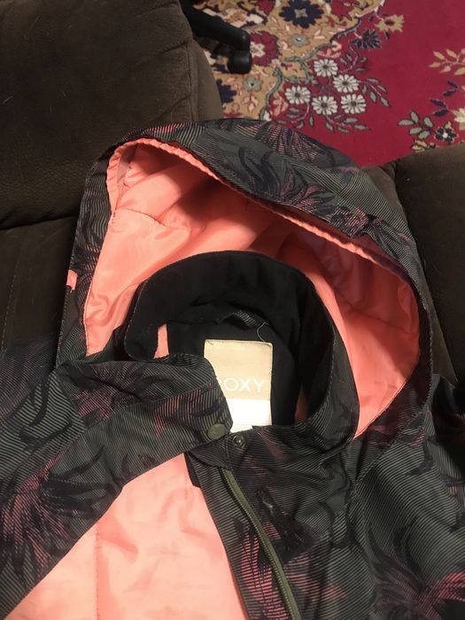 Ски яке за момиче Roxy зелено почти ново