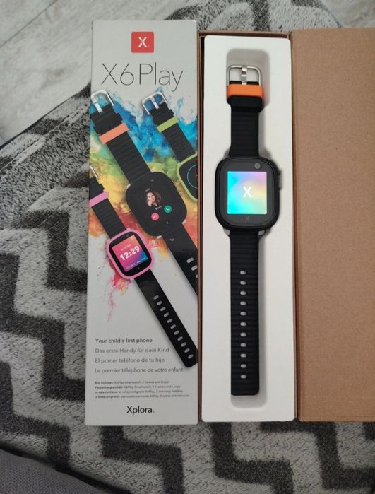 Smartwatch, Xplora, X6 play E-sim, diverse functii, Negru