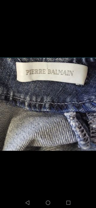 Balmain платье джинсовое