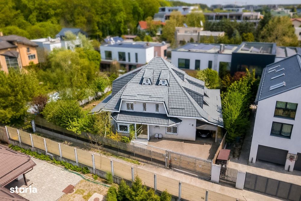 Vila individuala Pipera | 756 mp teren | 7 camere | Padurea Baneasa |