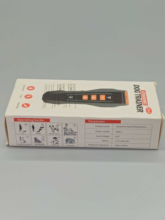 Ултразвуков анти лай треньор за кучета 3в1 с лазер и LED – 3 степени!