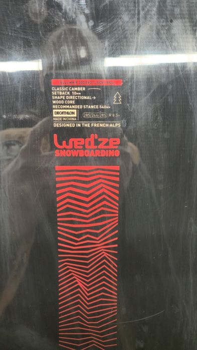 Placa Snowboard Bullwhip 300 EVO de 155cm cu legături Burton