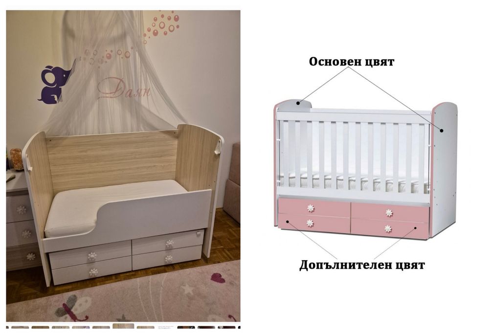 Детска кошара 120х60 Dizain baby