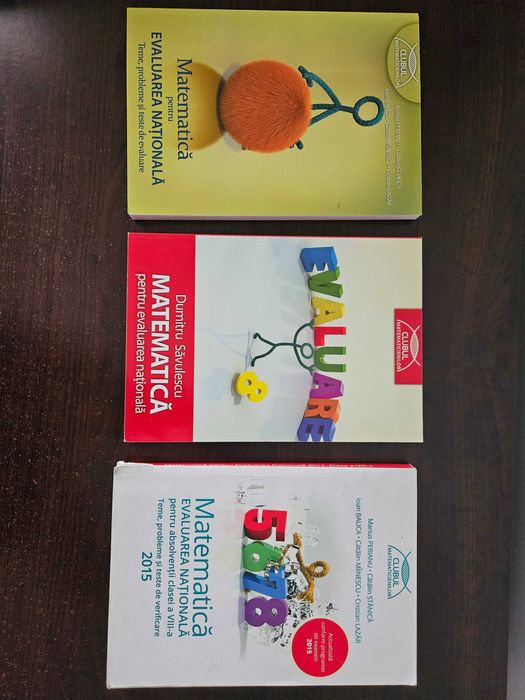 Cărți matematică pentru EVALUAREA NAȚIONALĂ