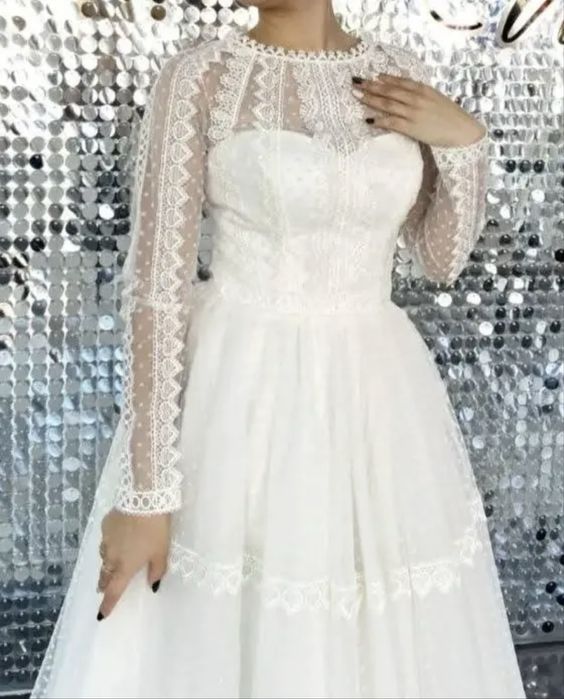 Продам свадебное платье, одевали один раз