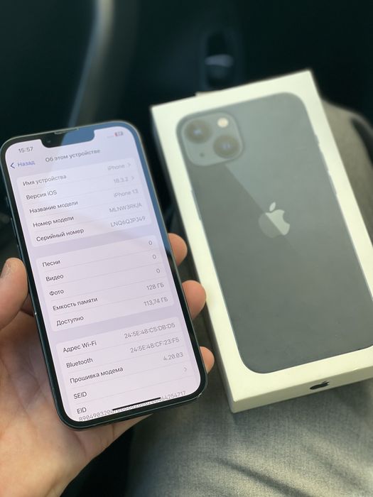 iPhone 13 128GB емкость 86%