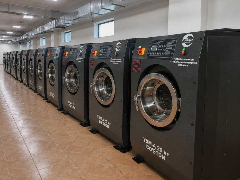 Sanoat kir yuvish mashinasi YSM A 15 kg dan 100 kg gacha