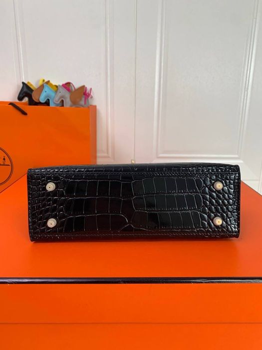 Hermes Kelly Crocodile Leather 22 cm