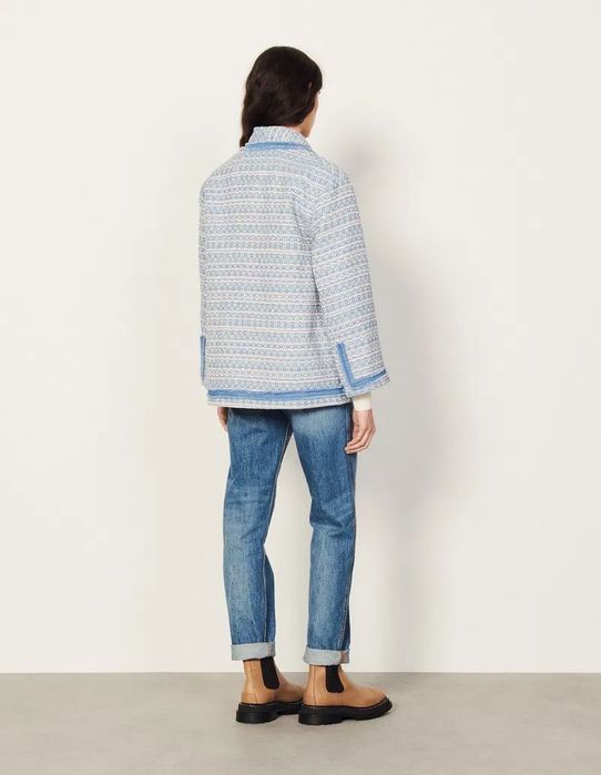 Синьо сако Sandro