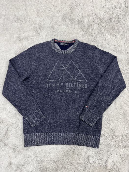 Мъжки вълнен пуловер TOMMY HILFIGER . Размер L