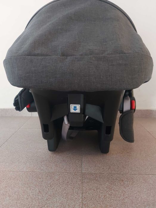 Детско столче - кошница за кола Veyron MONI - тъмно сив