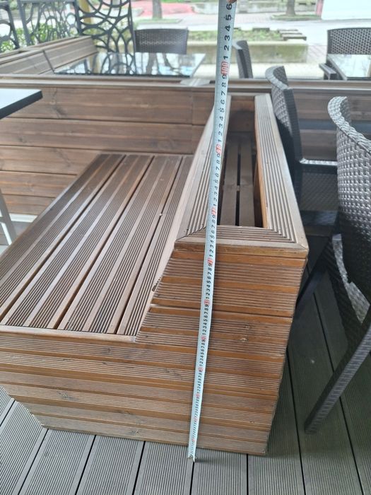 Дървени пейки, сепарета за градина