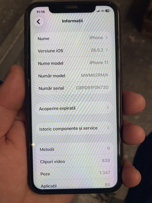 Vand iphone 11 128 g in stare perfecta