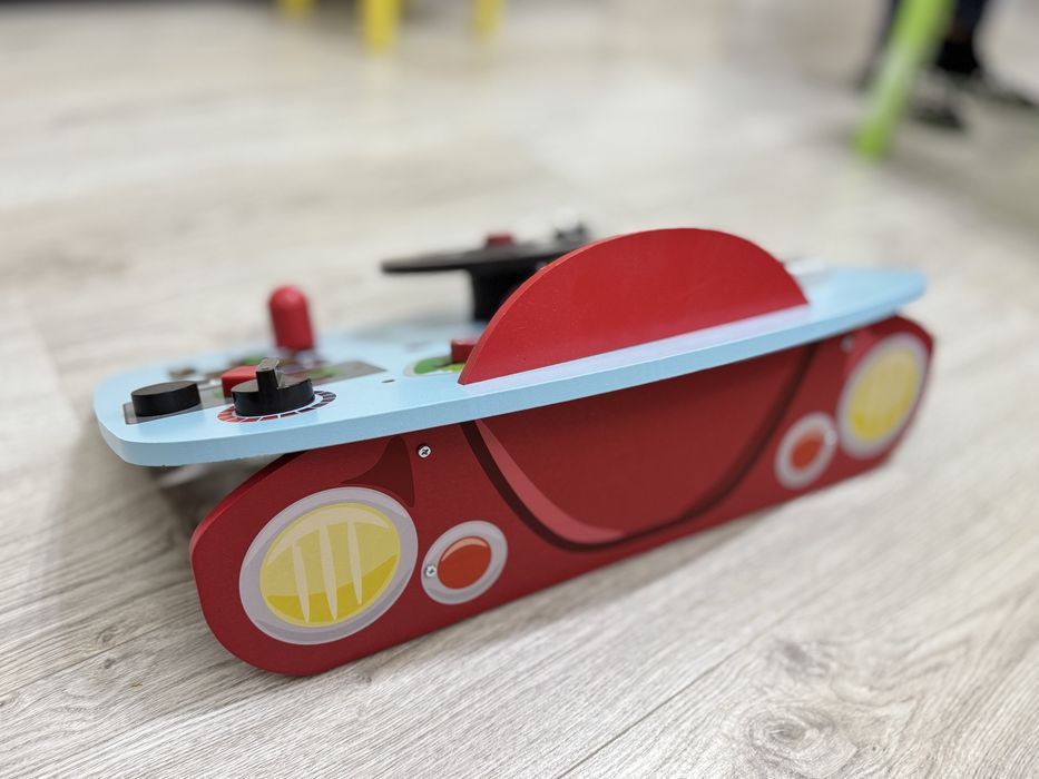 Jucarie Playtive, cabina masina, 60 x 20 x 30 cm, lemn