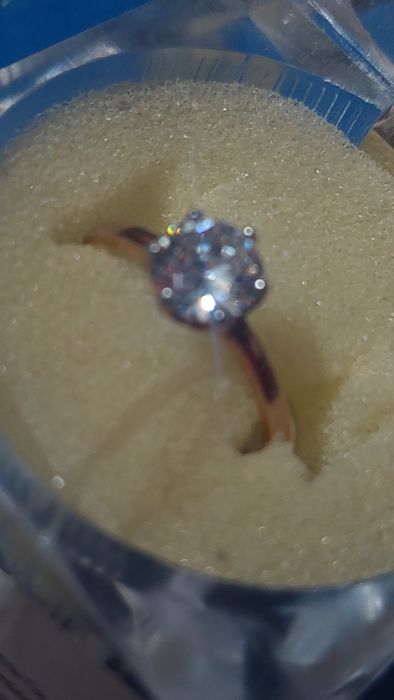 Кольцо женское позолоченное