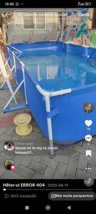 Vand piscina 4.57x2.13x84