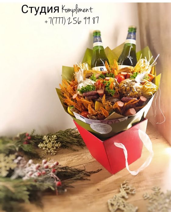 Мужской букет Алматы