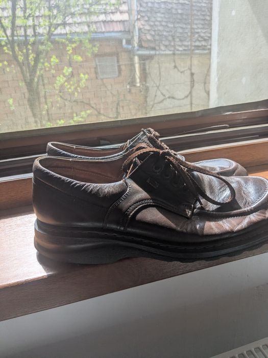 Mocasini din piele maro