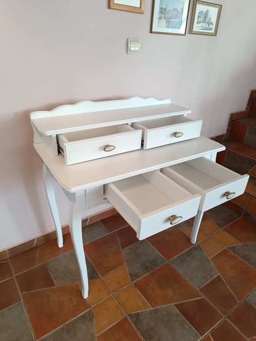 Birou, scrin, masă cu sertare din lemn masiv