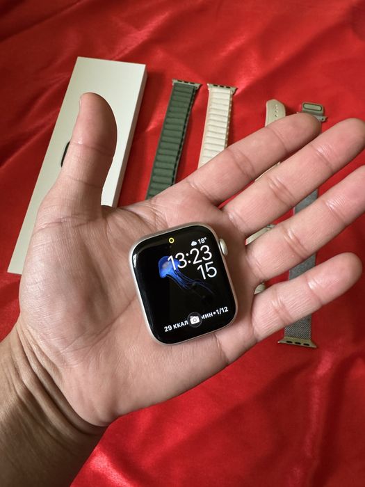 Apple Watch Series 9 (GPS) Корпус 45 мм — Алюминий