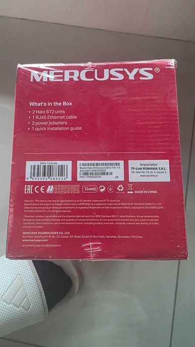 antene wifi Mercusys Halo S12 AC1200 Mesh Wi-Fi