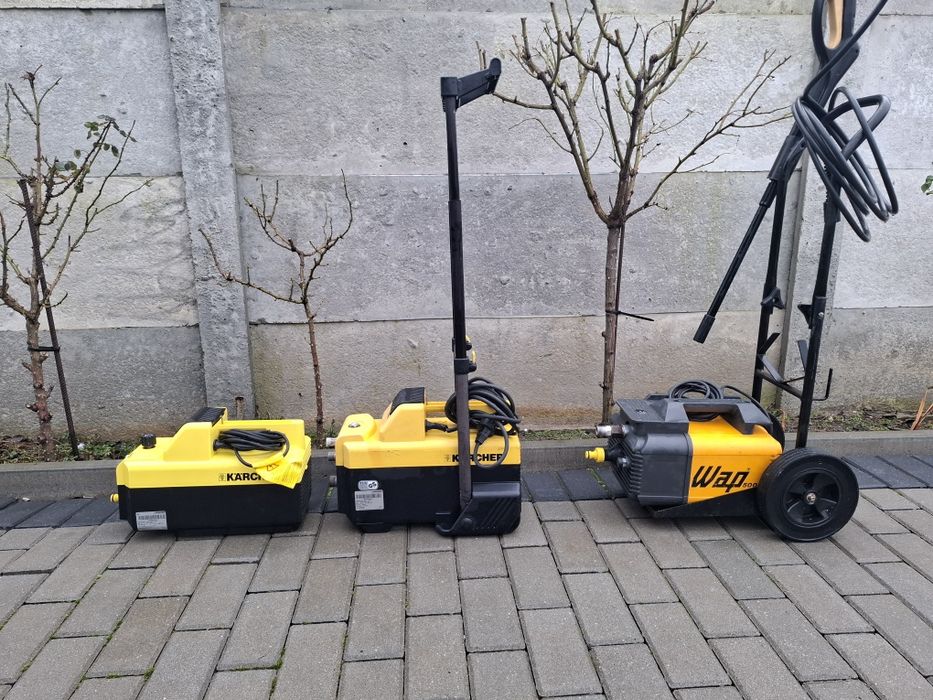Aparte de spălat cu presiune Wap 5000,Karcher 580 și Karcher 580 mobil