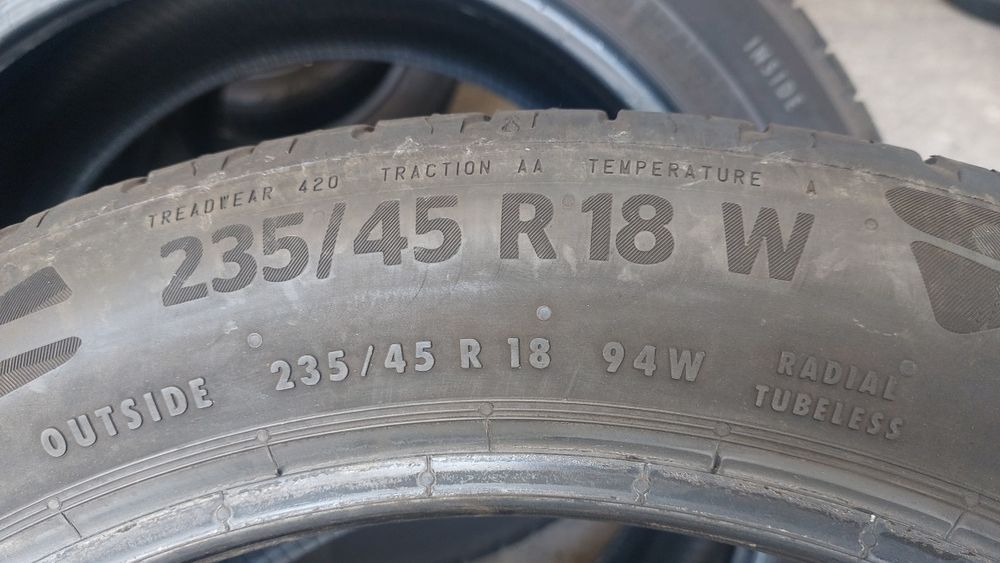 Летни гуми 235/45/18 Continental EcoContact 6 4 броя