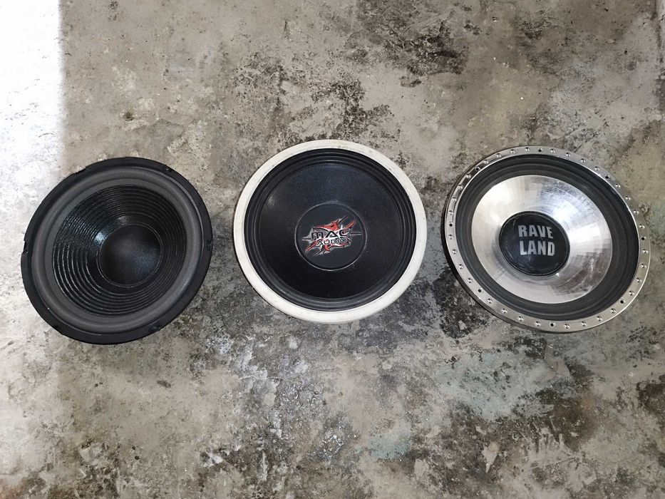 Difuzoare / boxe diferite dimensiuni 6 - 12'' Difuzoare bass etc
