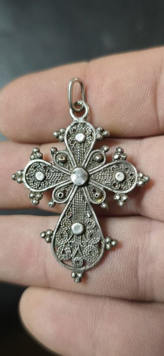 Cruce argint filigran