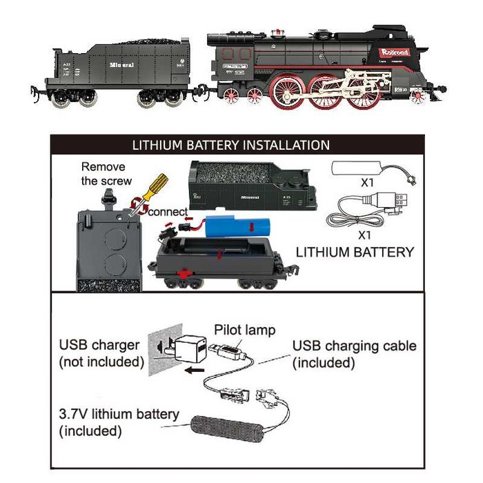 Железная дорога RAINYROAD для самых послушных мальчиков, с любовью