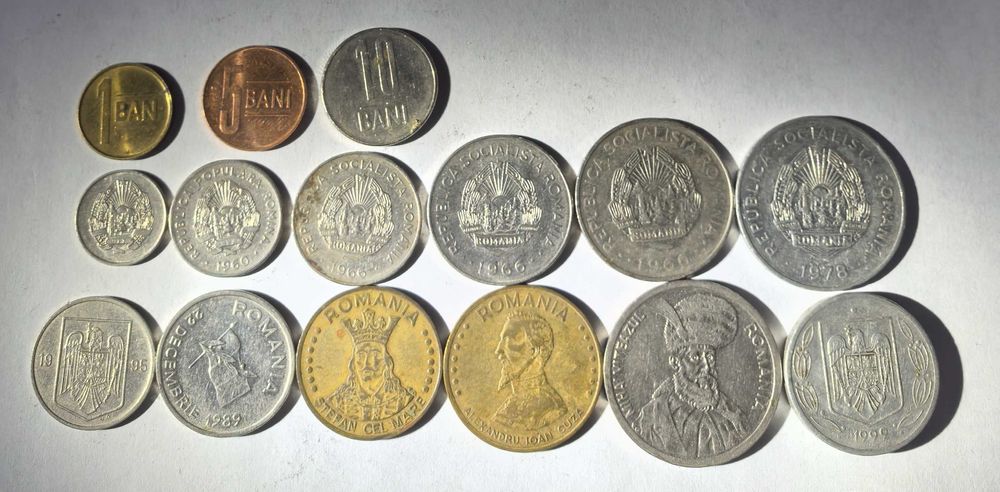 Lot 15 monede rare din Istoria României!!