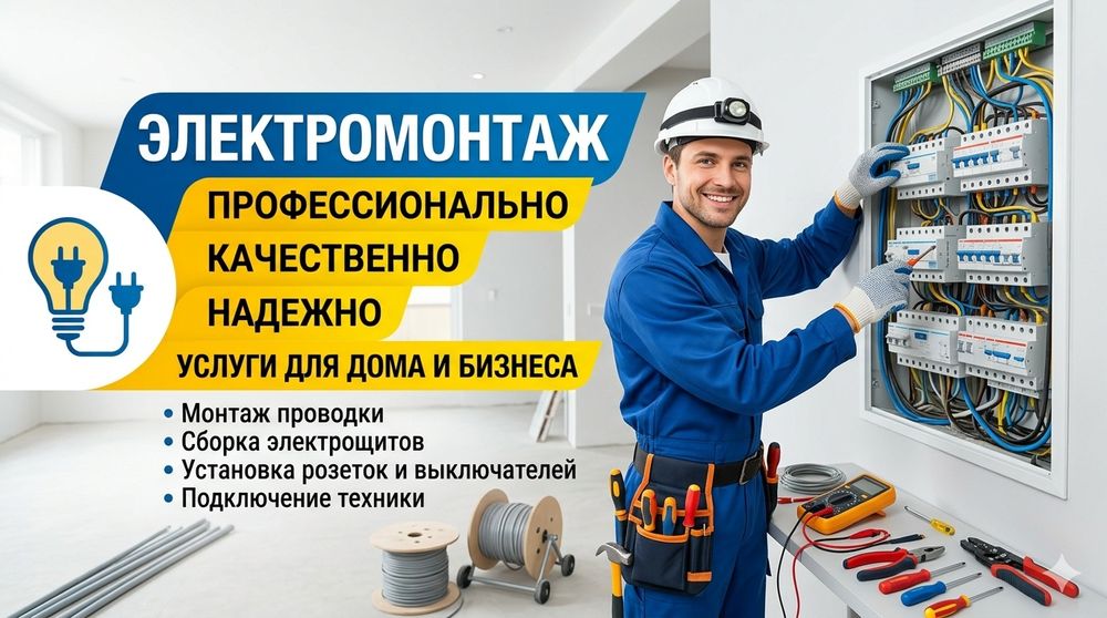 Услуги электромонтажника