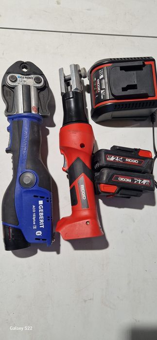 Geberit ,Ridgid presa pentru sertizari