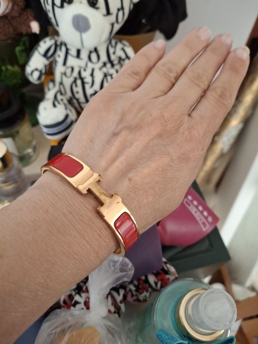 Гривна Hermes  .златист нюанс