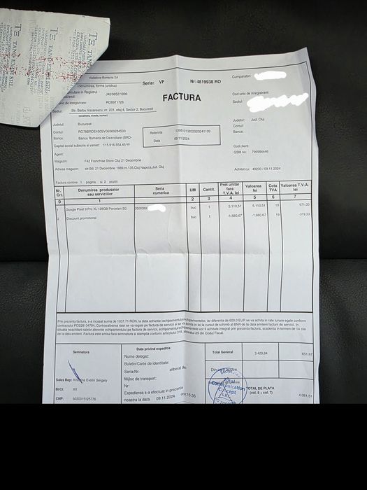 Google Pixel 9 Pro XL, 128 GB, Garantie