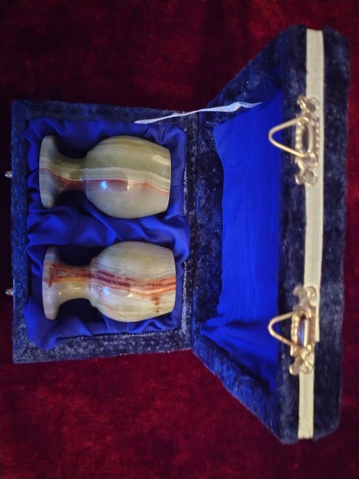 Чашки за ракия от оникс