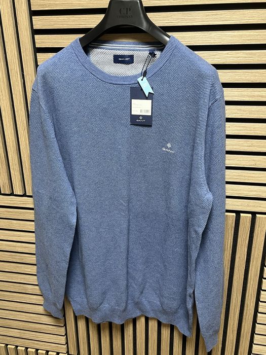 GANT : Cotton Pique C-Neck  НОВ 2ХЛ / Оригинал