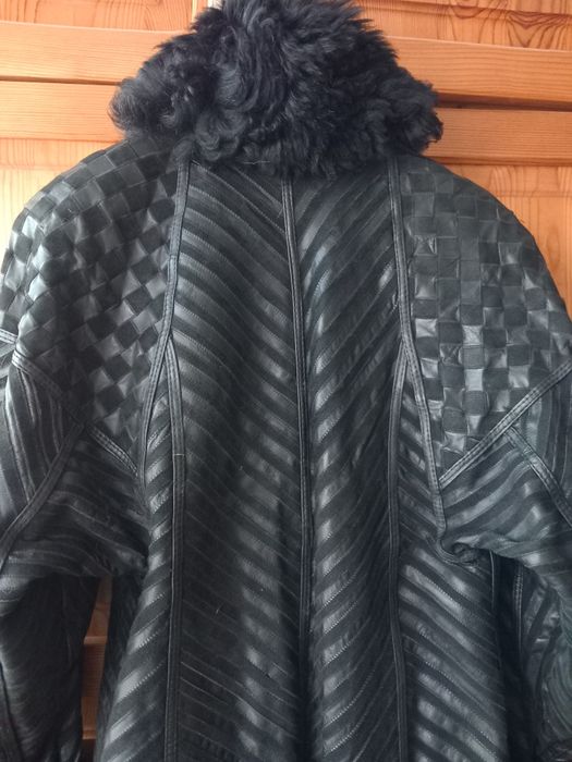 Кожено палто от агнешка кожа